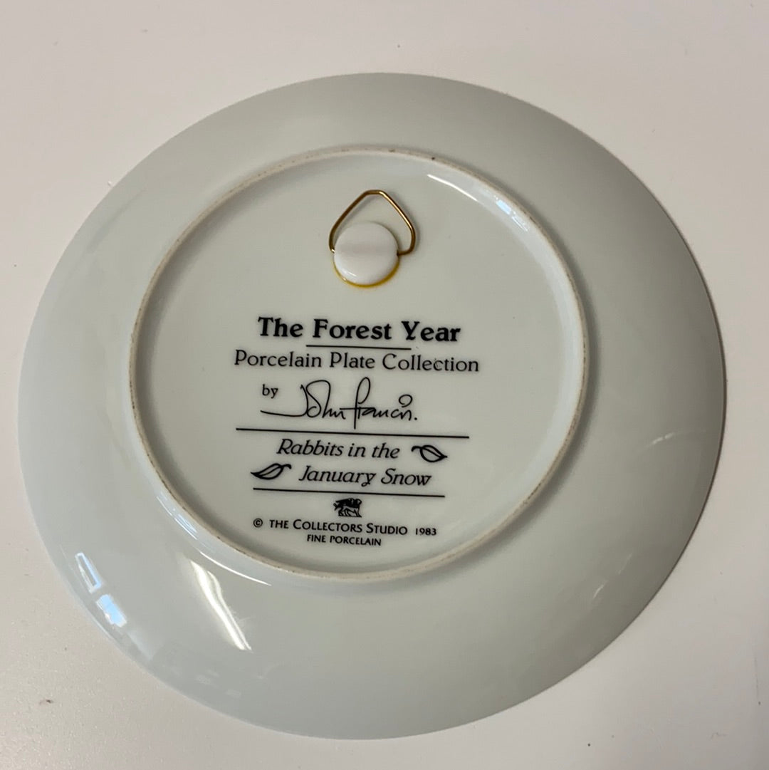 Porzellanteller The Forest Year