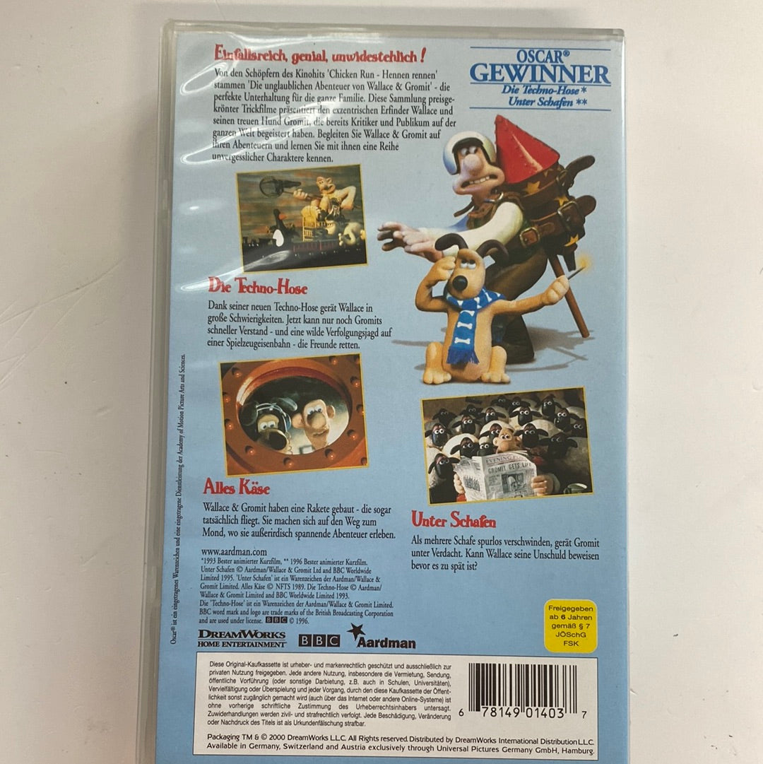 Die unglaublichen Abenteuer von Wallace & Gromit VHS