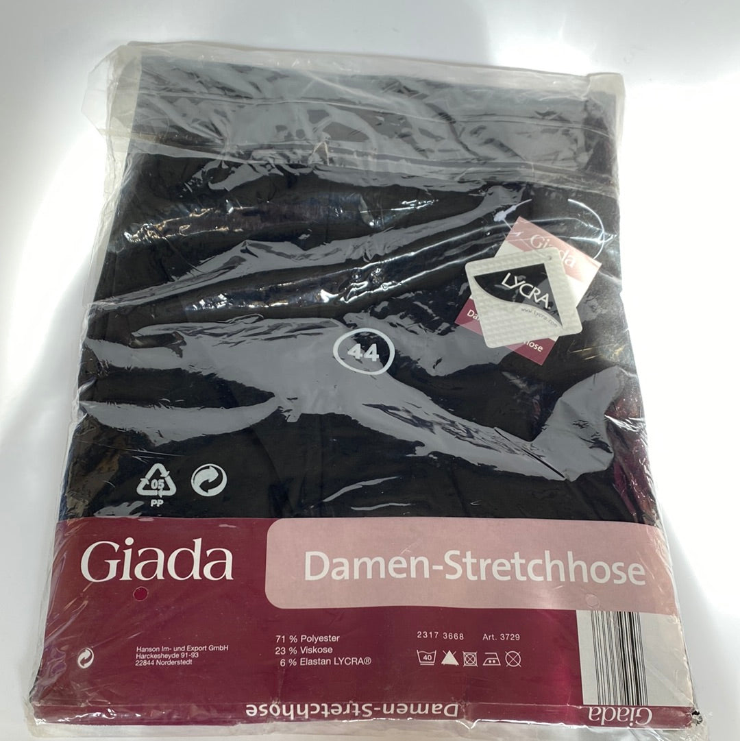Damen schwarze Stretchhose