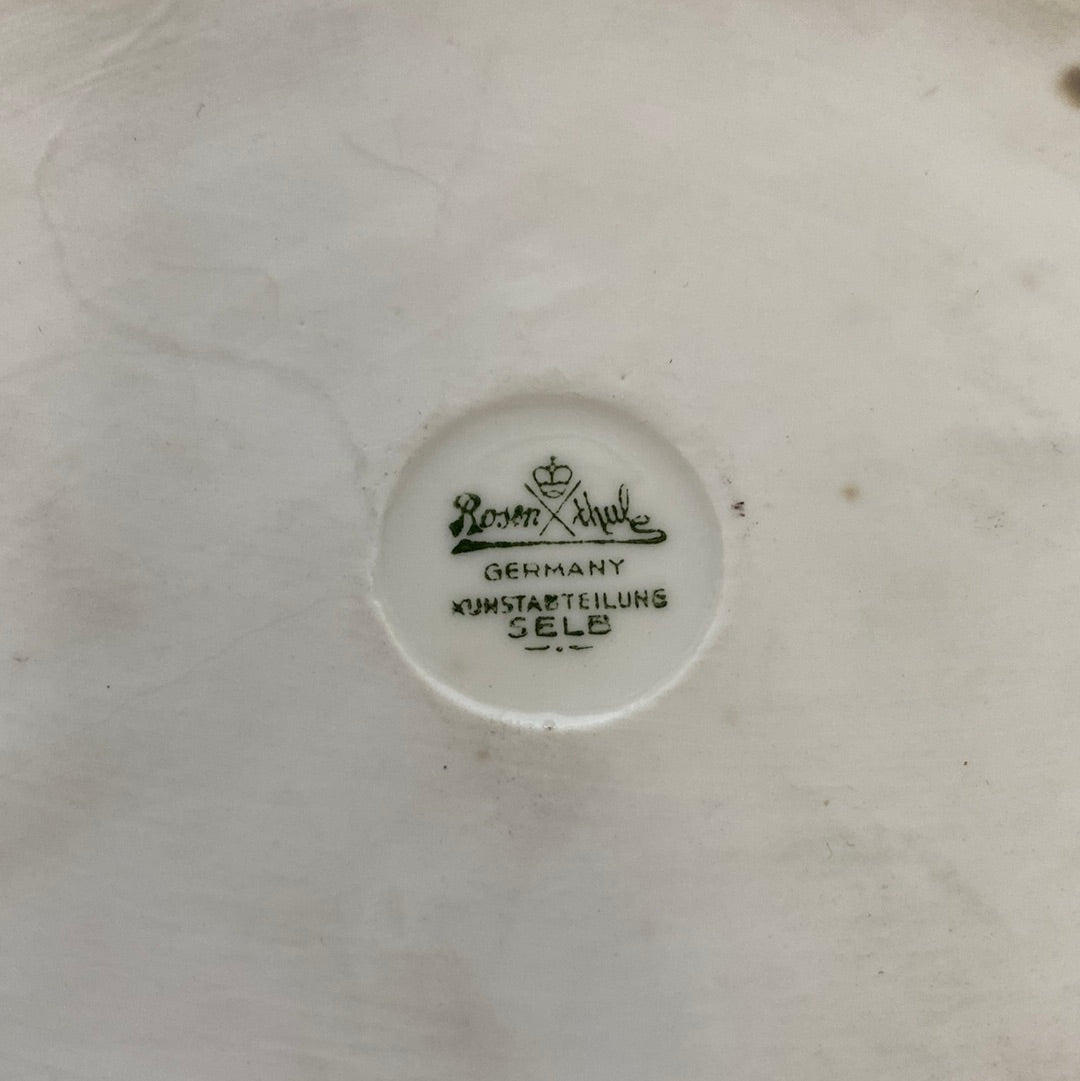 Teller mit Motiv aus Mannheim um 1800