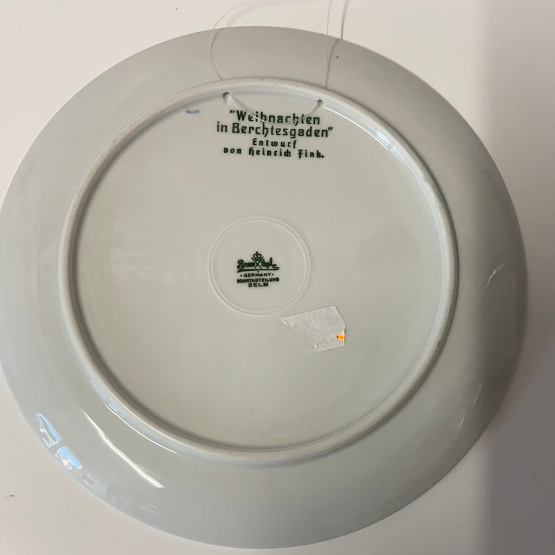 Porzellanteller Weihnachten 1937
