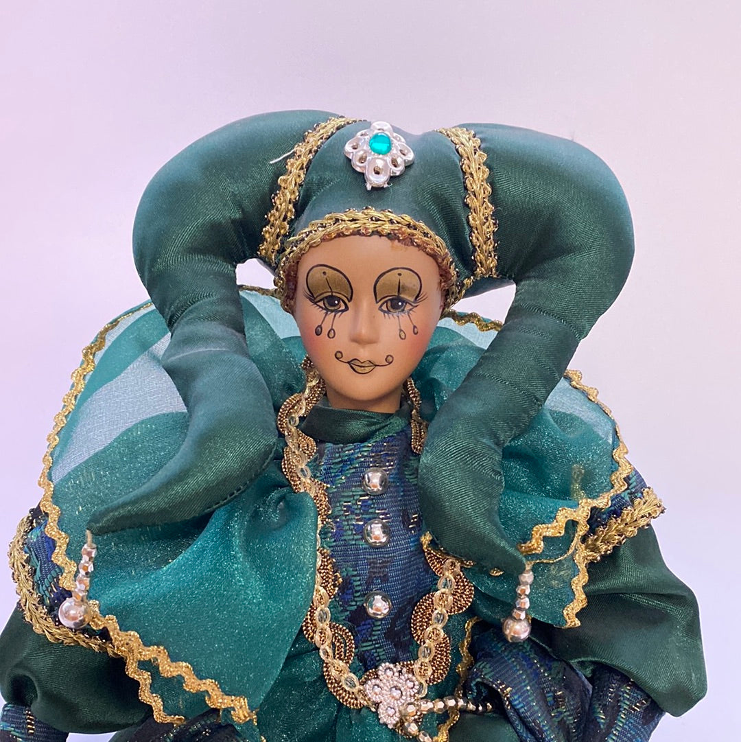 Porzellan Clown Puppe