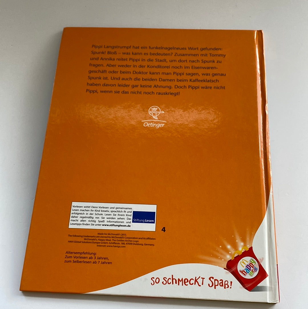 Pippi findet einen Spunk Buch