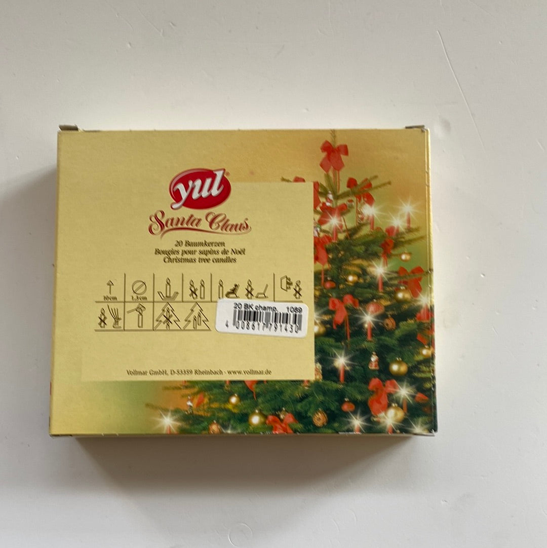 Yul Santa Claus 20 Baumkerzen