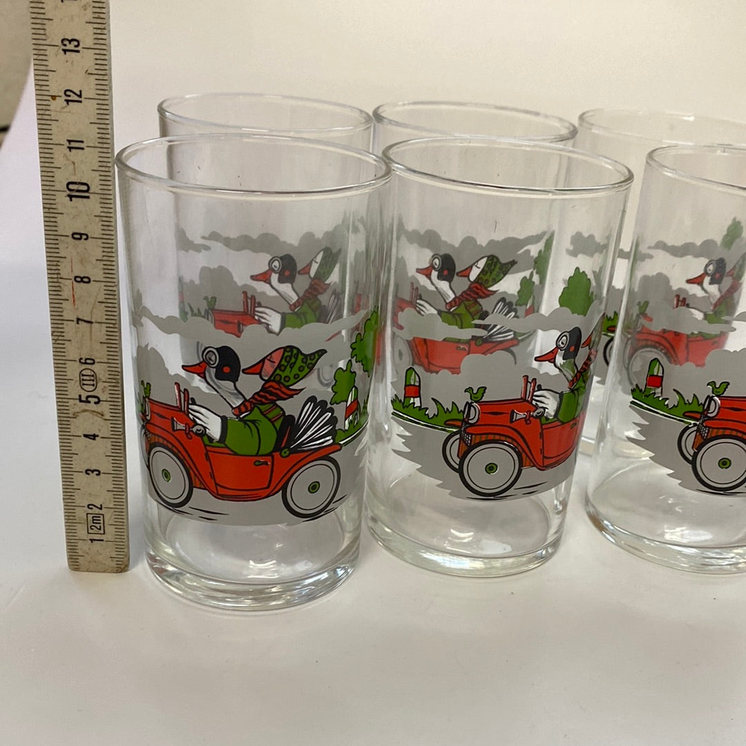 Trinkgläser Vintage mit Motiv