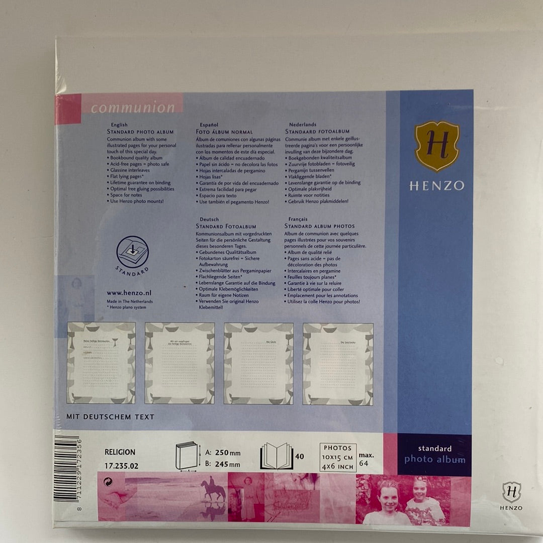 Henzo meine Kommunion Fotoalbum