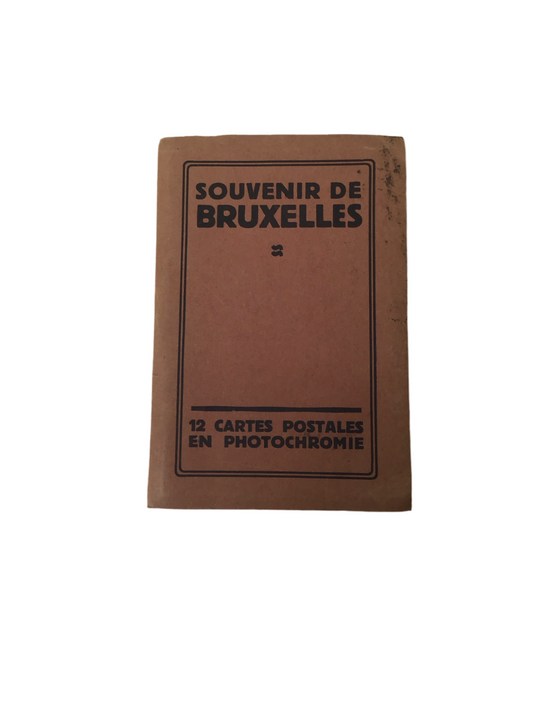 Alte Postkarten Heft Souvenir de Bruxelles
