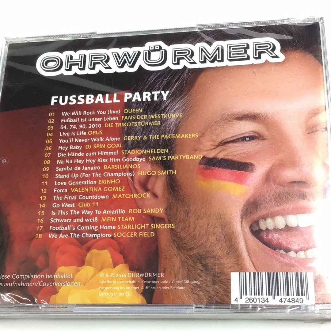 CD Musik Fußball Party
