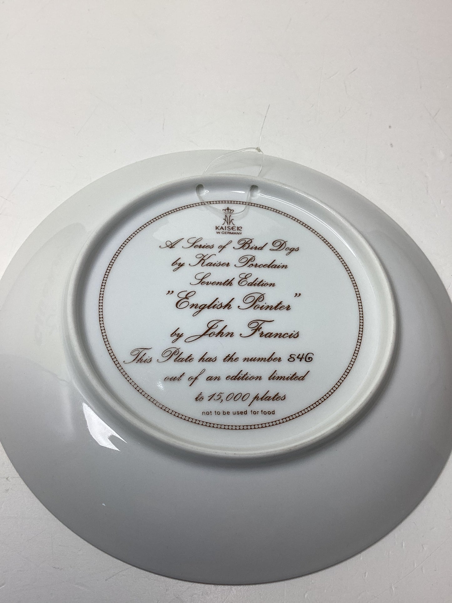 Vintage Porzellan Teller KAISER