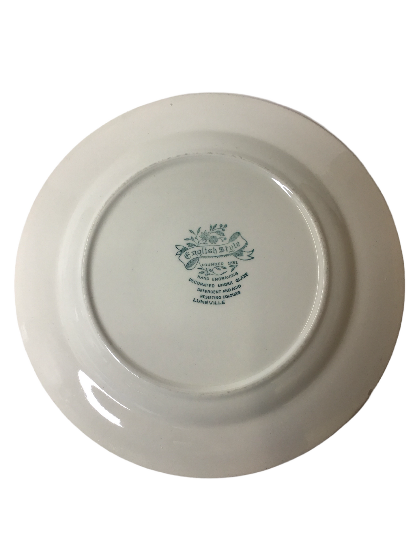 English Style Lune Ville Porzellan Dessert Teller