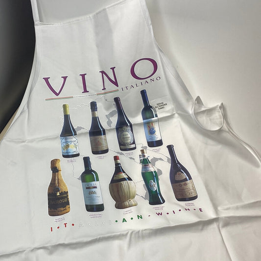 Schürze mit Vino Italiano Wein Motiven