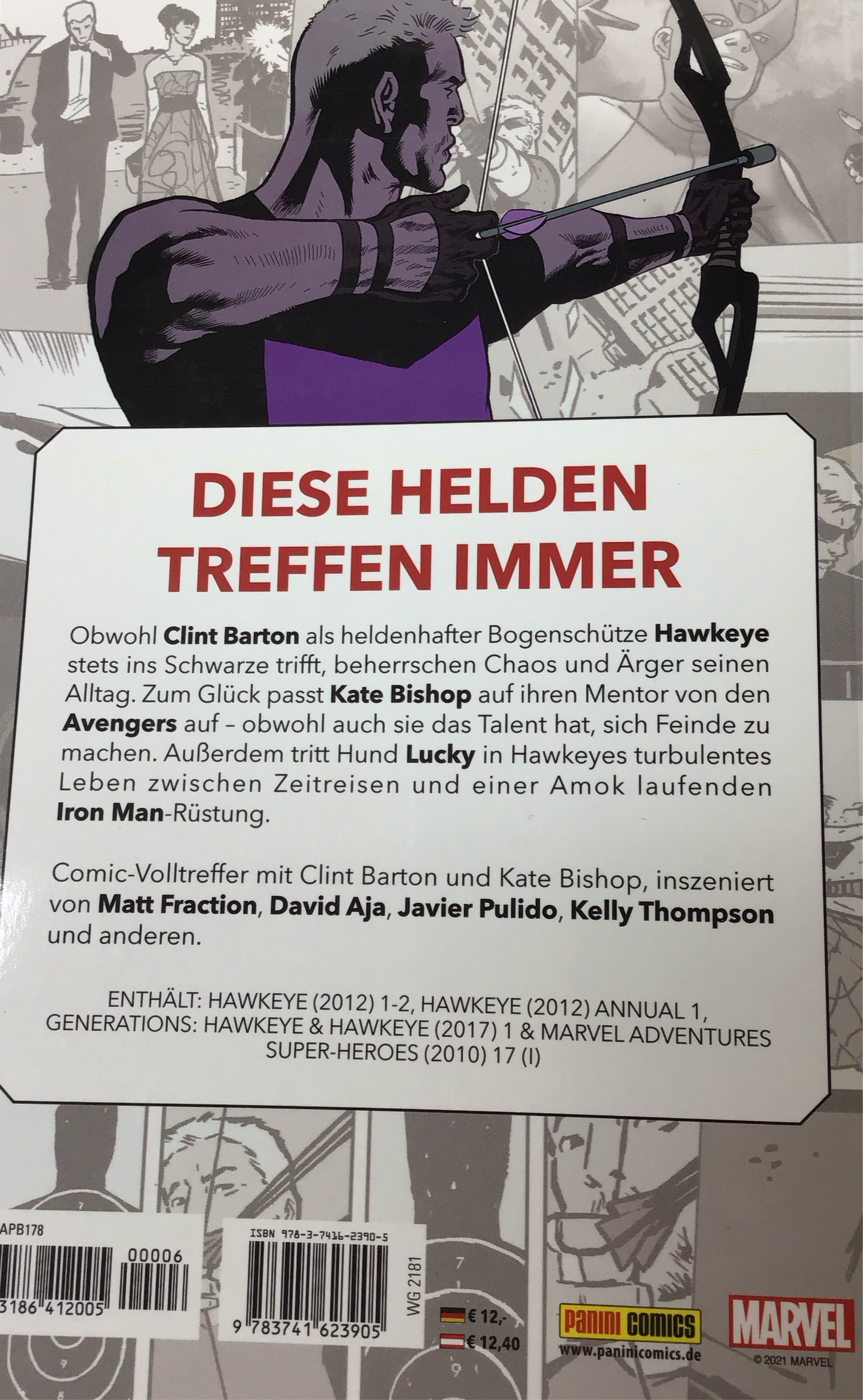 Marvel Comics Hawkeye Taschenbuch Disney+