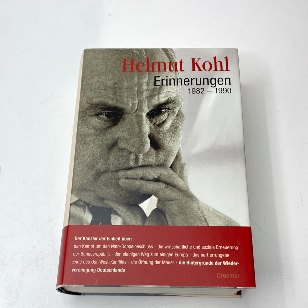 Helmut Kohl Erinnerungen 1982-1990