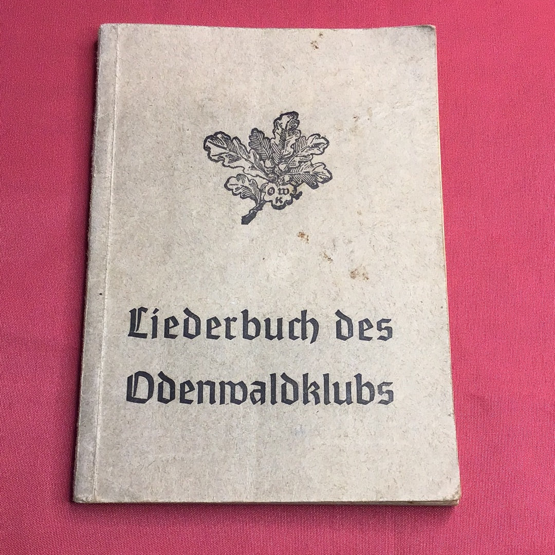 Liederbuch des Odenwaldsklubs