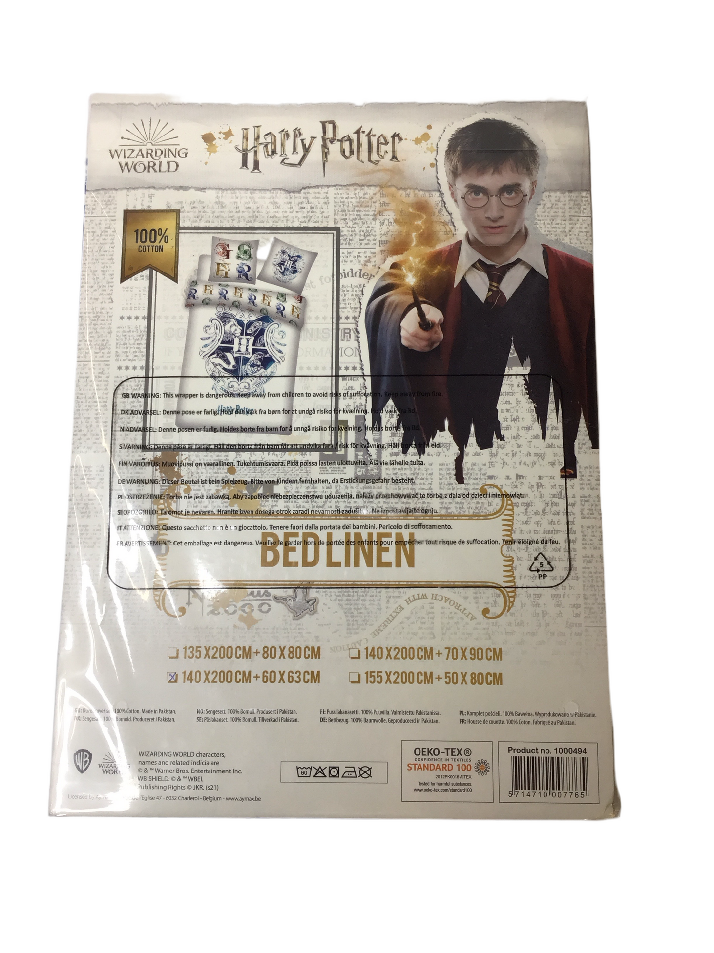 Harry Potter Kinder Bettwäsche