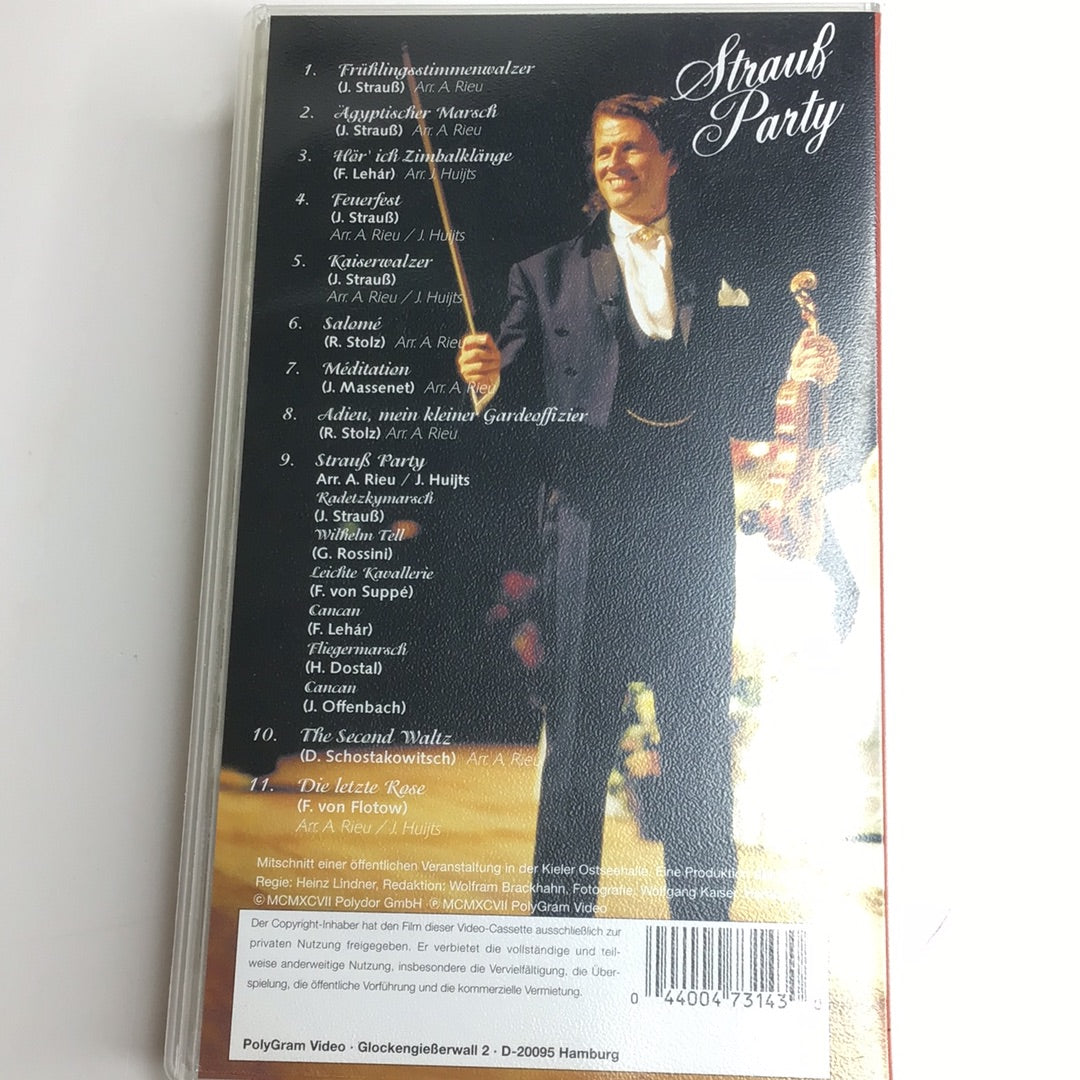 André Rieu Strauß Party Videokassette