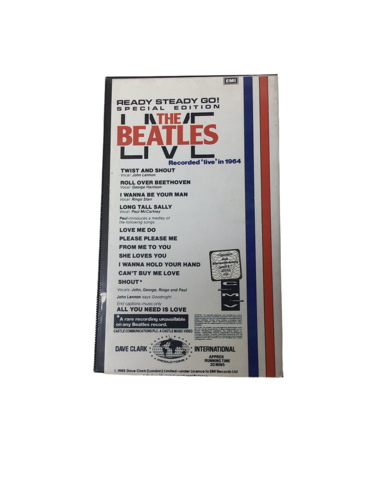 The Beatles Live VHS