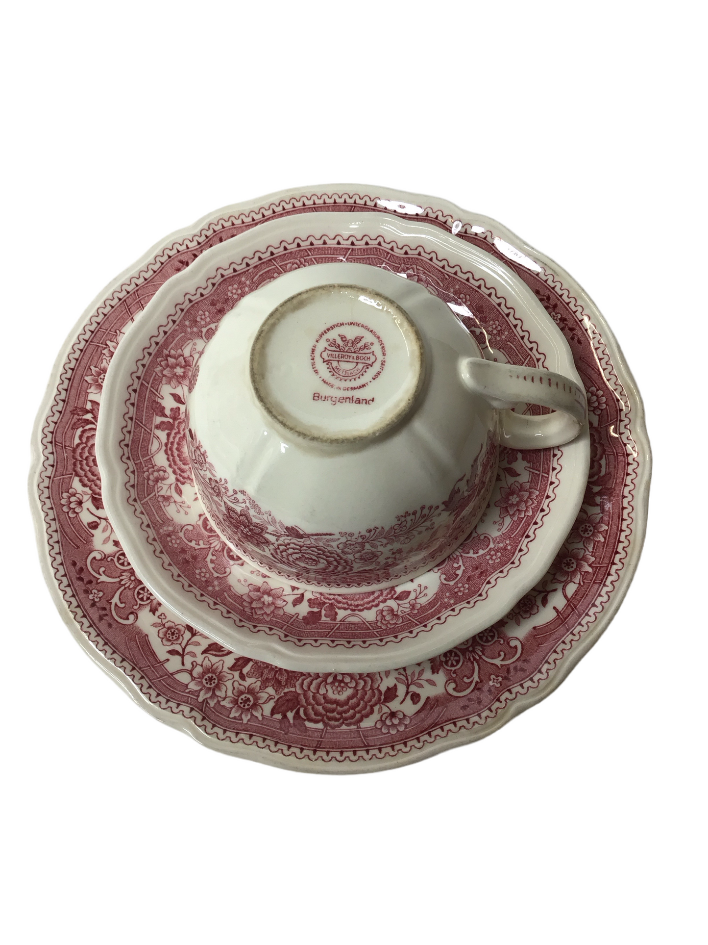 Villeroy und Boch Burgenland Tee-Set Teetasse Untertasse Dessert