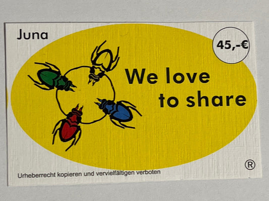 We love to share Label Juna
