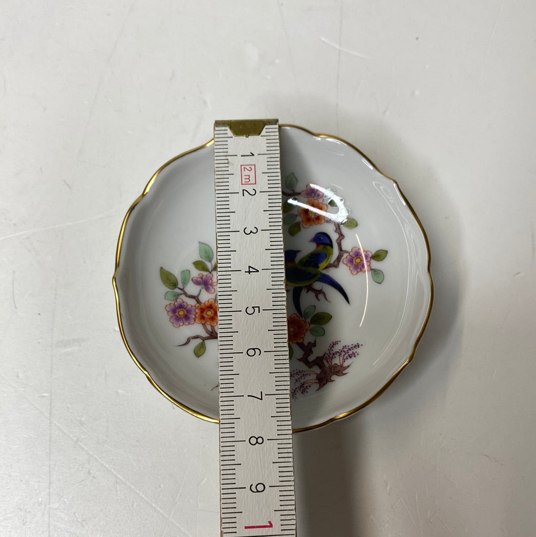 Meissen Schälchen mit Blumen und Vögel Motiv