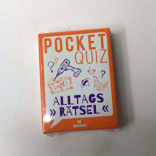 Pocket Quiz Alltags „Rätsel“ Spiel