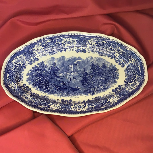 Servierteller oval Burgenland Villeroy & Boch Porzellan Antike Vintage