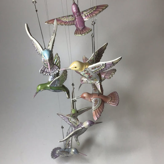 Lena Liu Windspiel Porzellan Vögel