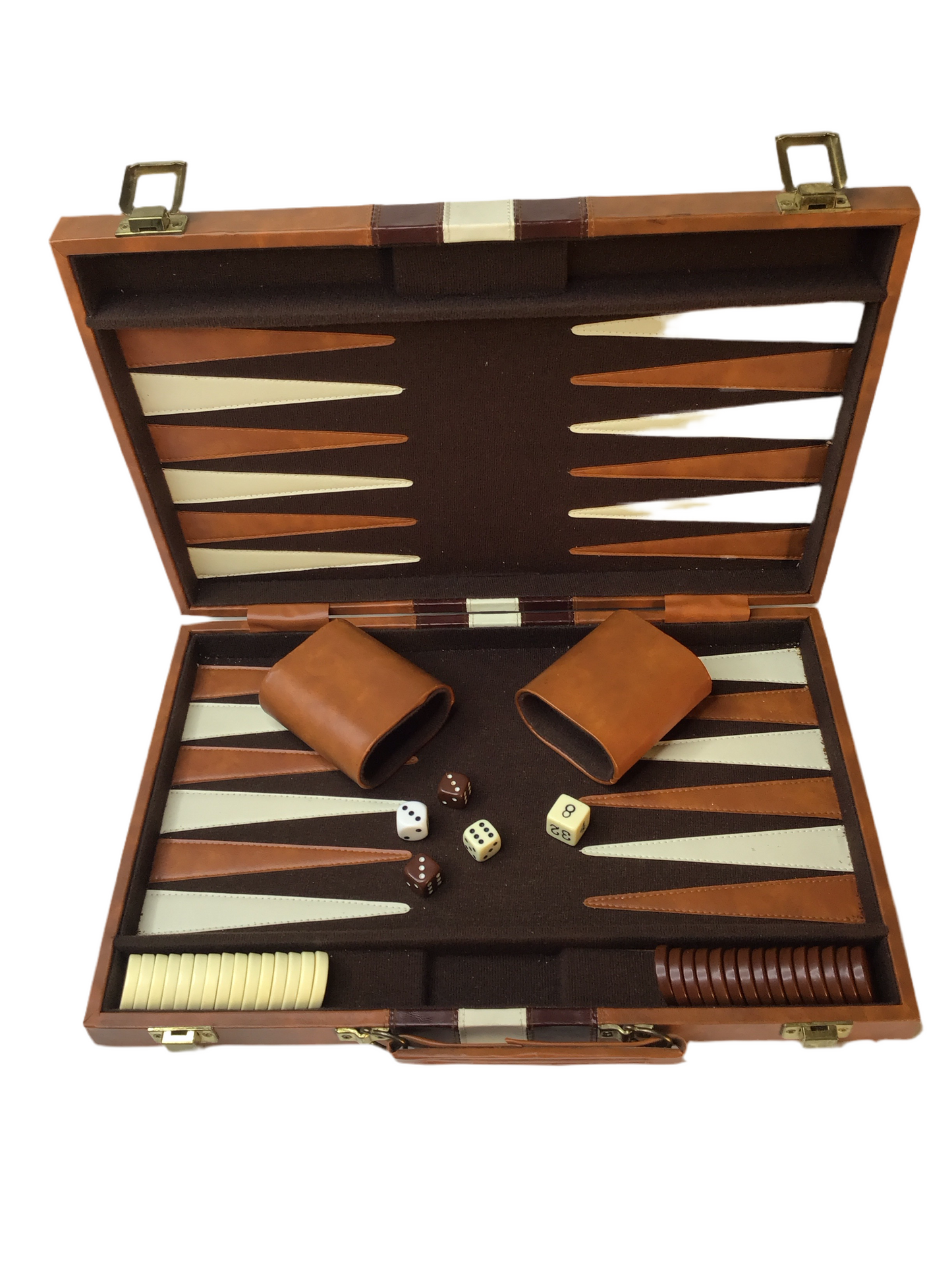 Backgammon Spiel in einem Koffer