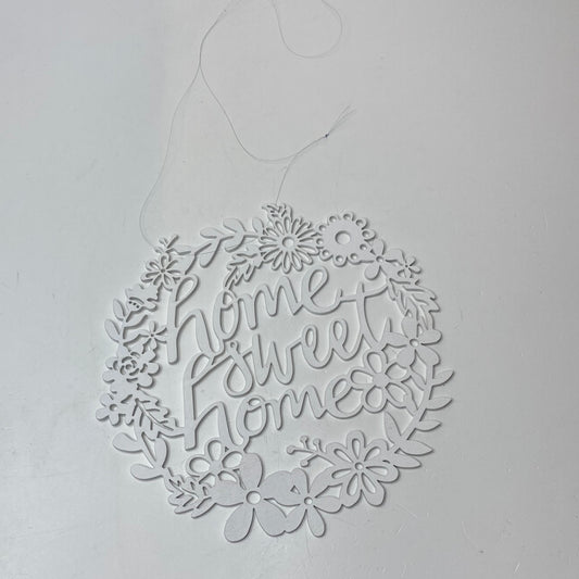 Home Sweet Home weise Hängedeko