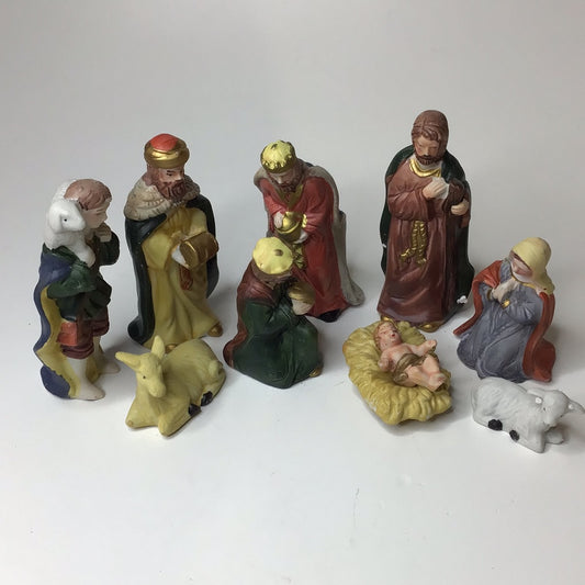 Krippenfiguren 10 Teile