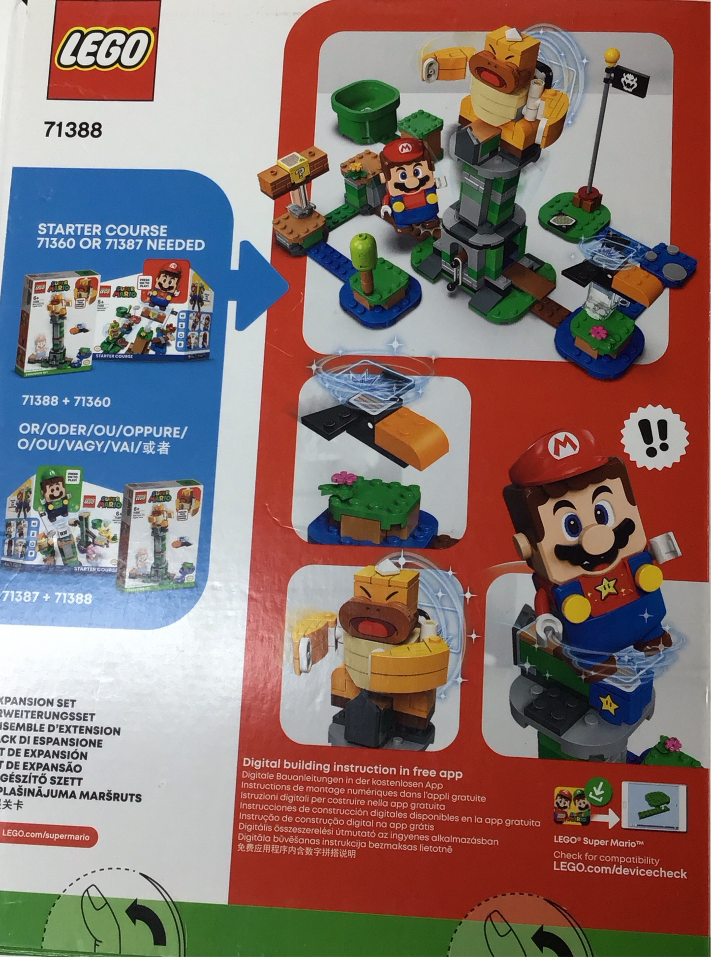 Lego 71388 Super Mario Topple Tower