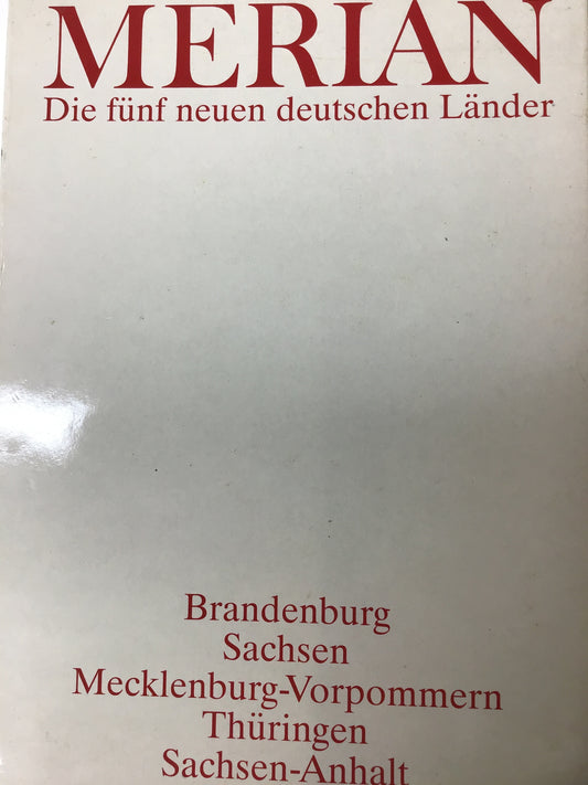 Merian Die fünf neuen deutsche Länder