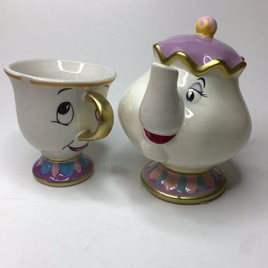 Tee- Service Teekanne und Tasse Spardose Disney Spielzeug