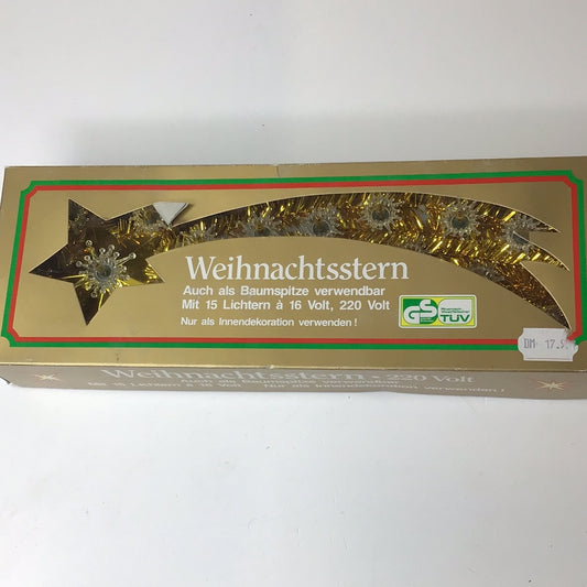 Weihnachtsstern Baumspitze
