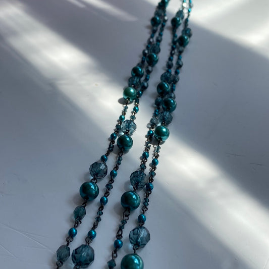 S Oliver blaue Kette