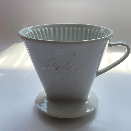 Melita Typ 103 Kaffee Filter  aus Porzellan