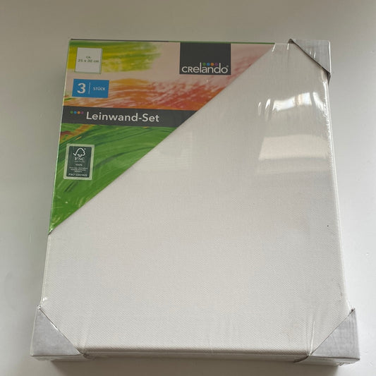 Leinwand Set, 3 Stück