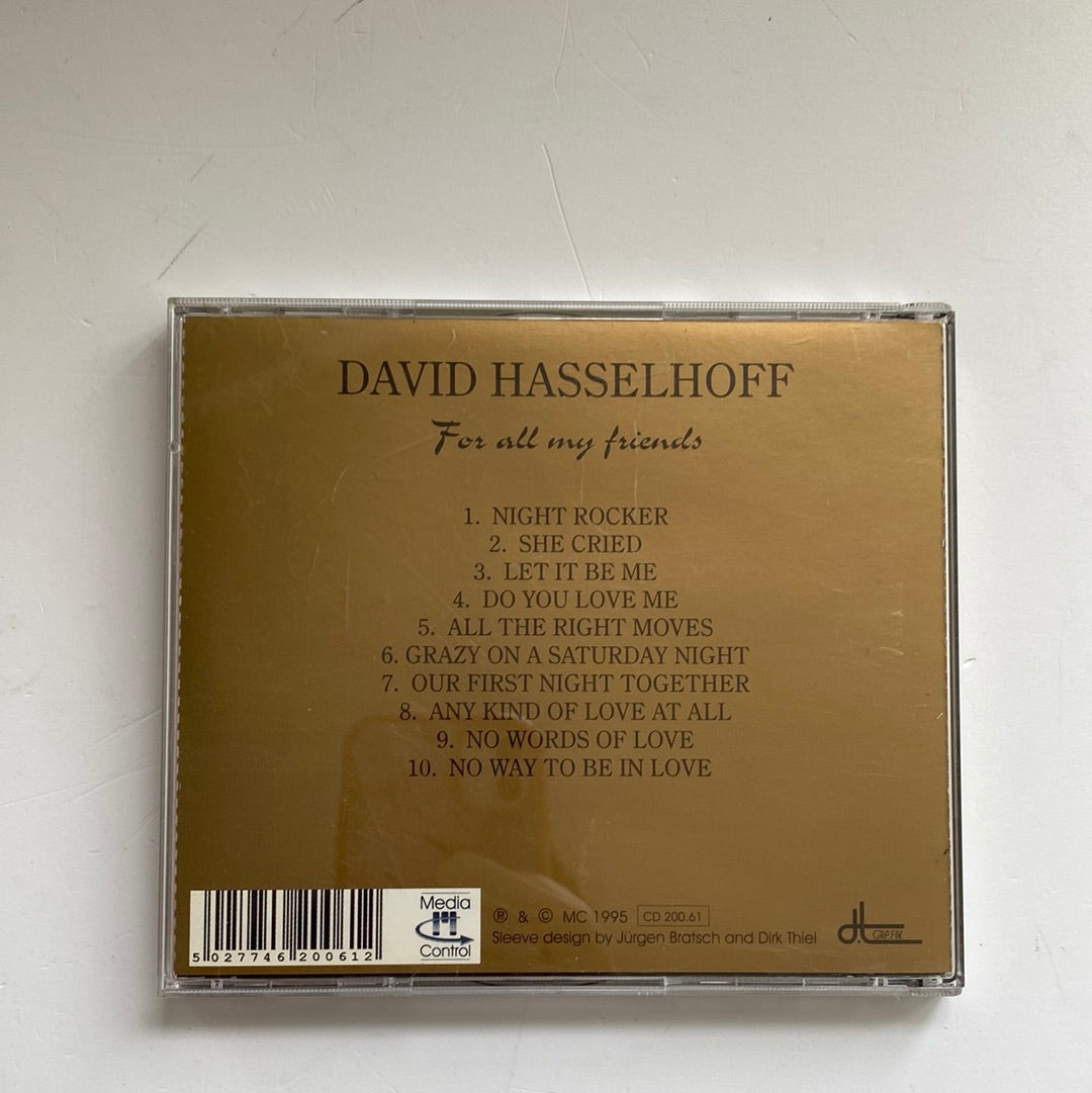 David Hasselhorf, For all my friends CD