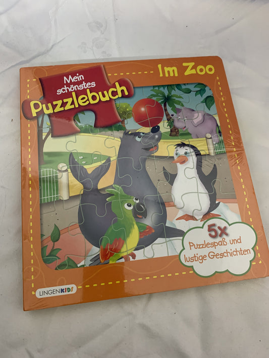 Mein schönstes Puzzlebuch Im Zoo, neu