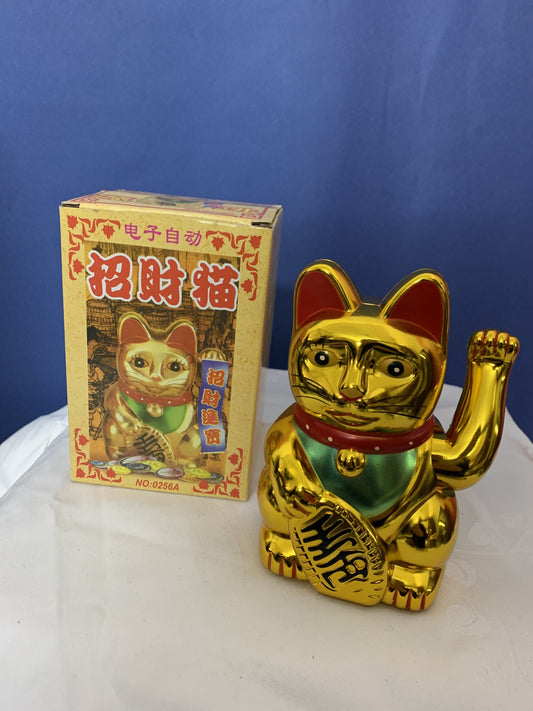 Maneki Neko, japanische Glück verlockende Katze Figur