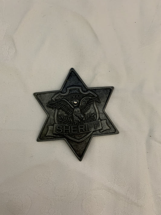 Sheriff Stern Texas Ideal DGBM Anhänger Buton Pins Brosche