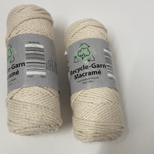 Recycle Garn Macramé