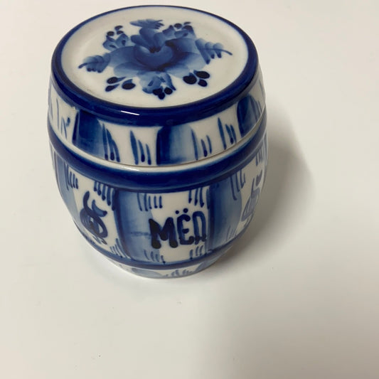 Honigtopf Porzellan Made in Russia