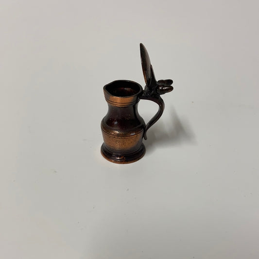 Messing Krug Mini mit Deckel