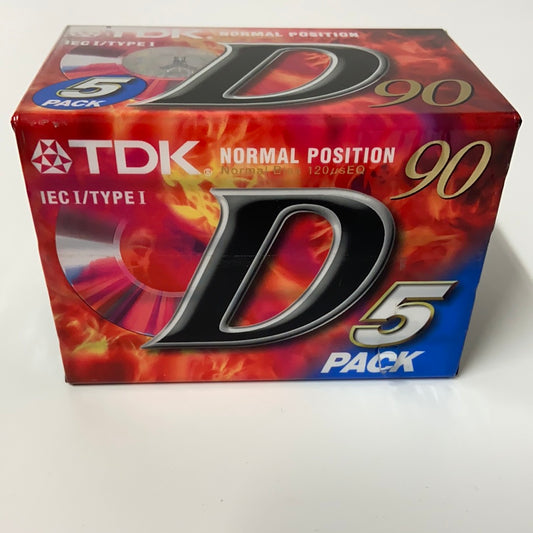 TDK 5 Kassetten