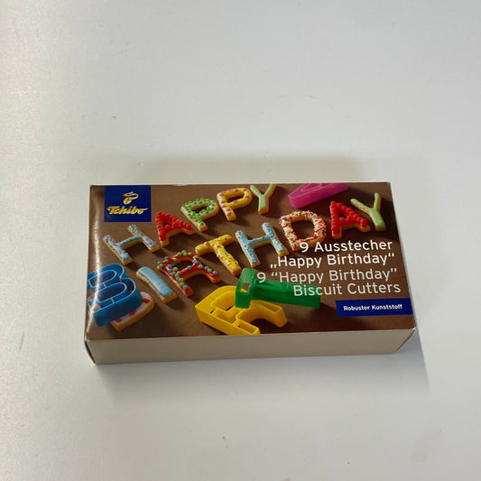 Happy Birthday 9 Ausstecher