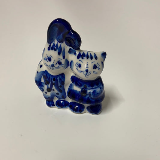 Deko Porzellan Figur Katze