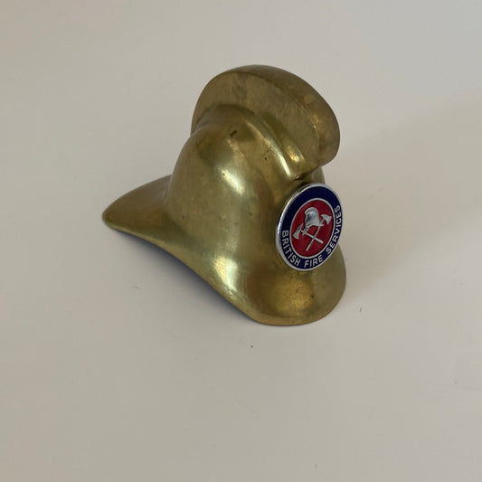 Feuerwehr Helm aus Messing