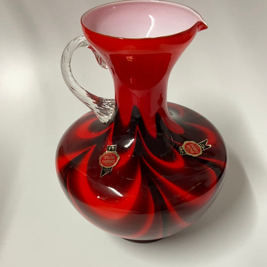 Italienische Vase Opaline Florence