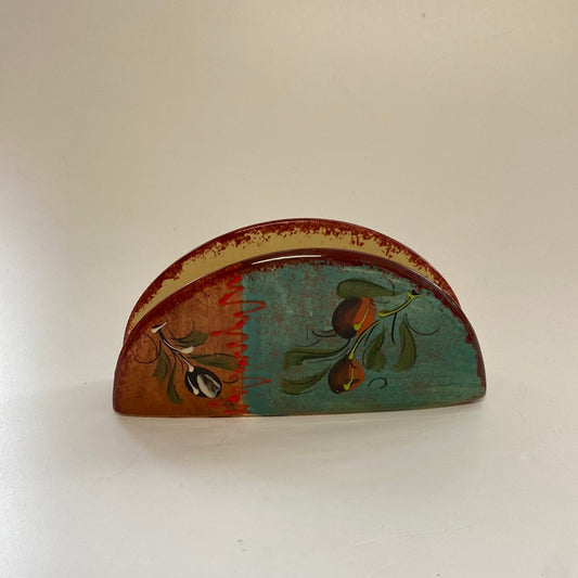 Serviettenhalter handgemalte aus Keramik